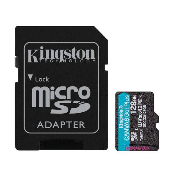 Карта памяти microsdxc kingston canvas go plus 128 гб sdcg3 128gb