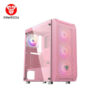 Fantech AERO CG80 Gaming Case 4 Ventiladores Sakura Edition Pink