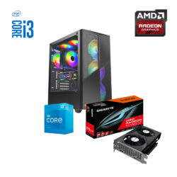 PC GAMER Intel CORE i3-10105 RADEON RX 6500 XT EAGLE 4GB 8GB RAM SSD 240GB PSU 550W