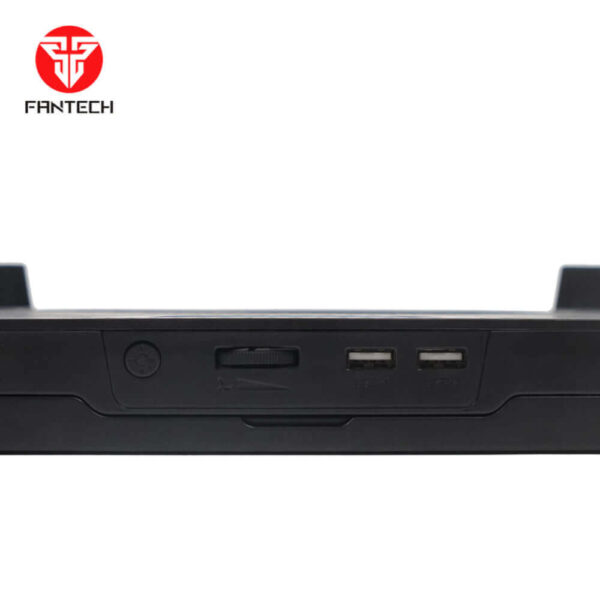 Fantech NC20 Notebook Cooler RGB 17 Pulgadas 5 Ventiladores Black Edition