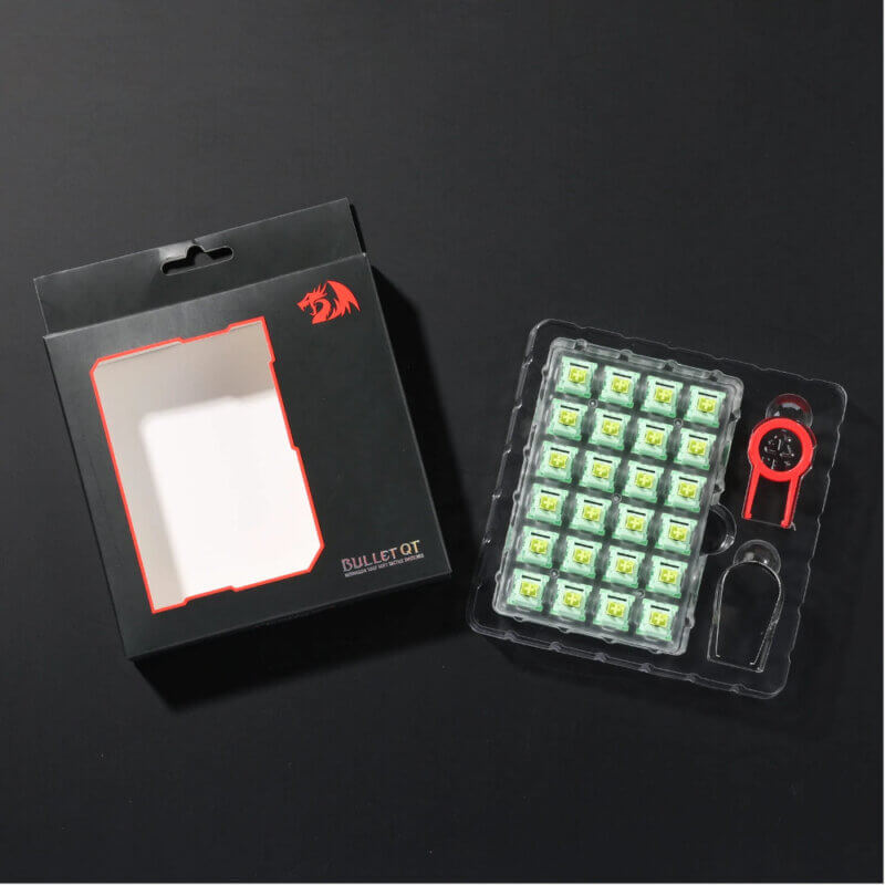 Redragon Switch Para Teclado Mecánico BULLET QL A113 SOFT TACTILE (24