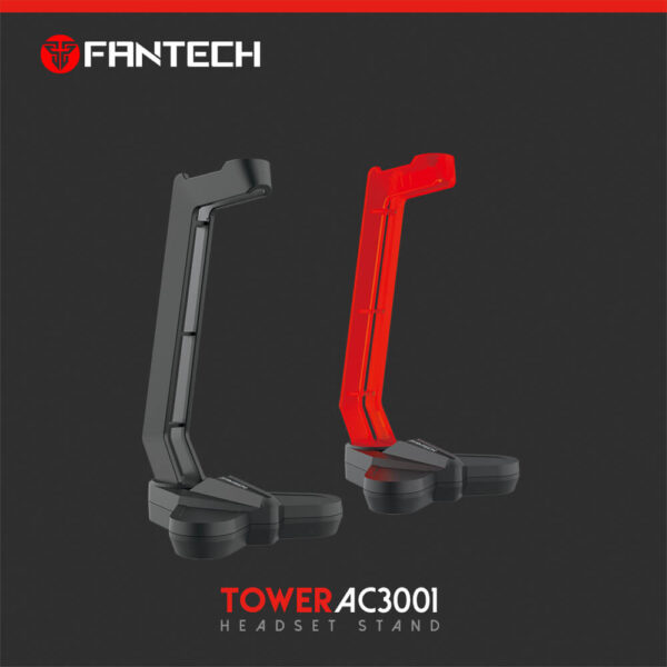 Fantech Soporte de Audífonos TOWER AC3001 Headset Stand RED EDITION