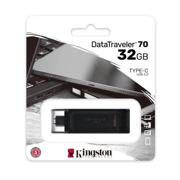 Kingston Pendrive 32GB USB-C Datatraveler 70