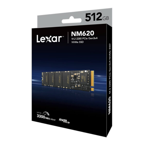 Lexar Unidad de Estado Sólido SSD M2 NVME 2280 512GB NM620 PCIEx