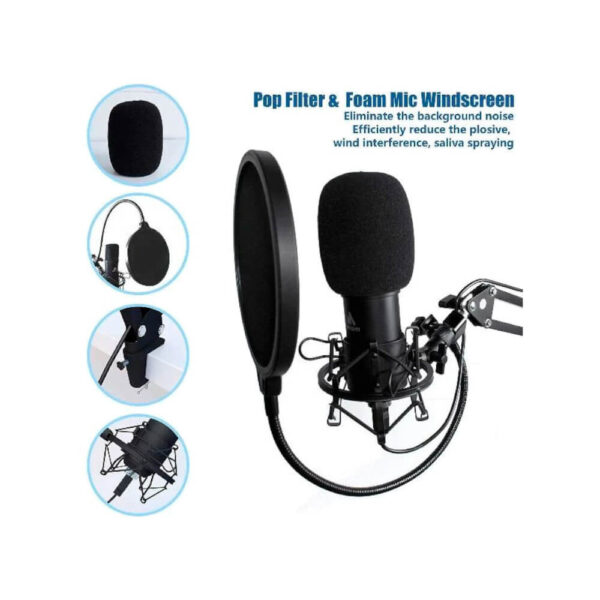MAONO A04 Professional Podcaster USB Microphone KIT con Anti POP y Soporte