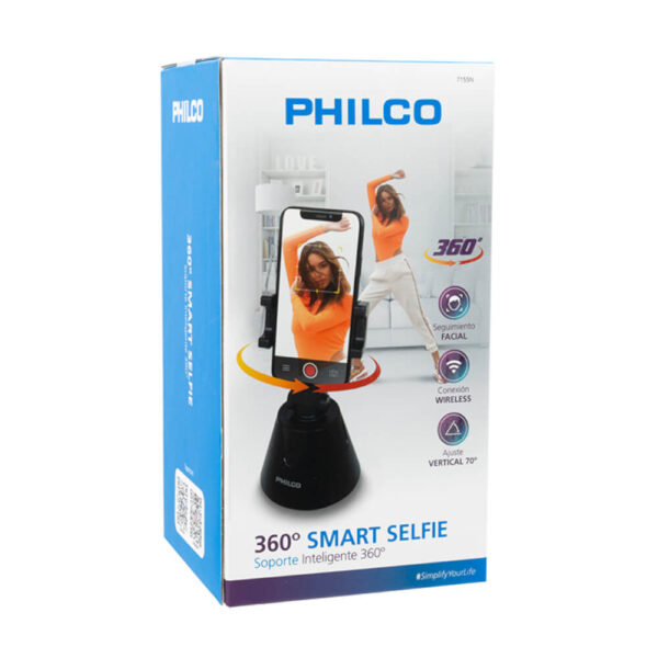Philco Selfie Base con Motor 360 Auto Seguimiento color negro