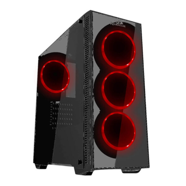 Redragon Gabinete PC Case GC-601 PRO SideSwipe Ventana Lateral con Vidrio Templado 4 Fans