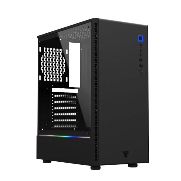 Fantech PC CASE Gabinete CG74 ATX RGB Black Edition Vidrio Templado MID TOWER