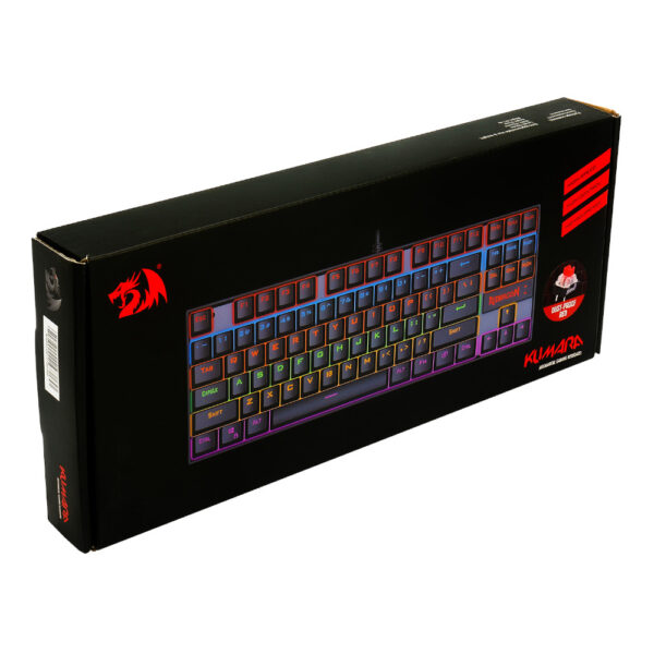 Redragon Teclado Gamer Mecánico KUMARA K552-KR SP Rainbow Switch Outemu Red