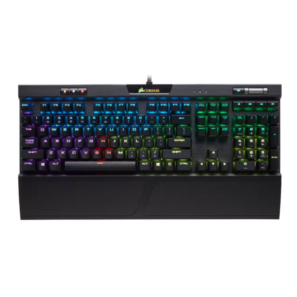 Corsair Teclado Mecánico Gamer K70 RGB MK.2 Mechanical Gaming Keyboard — CHERRY® MX Red (SP)