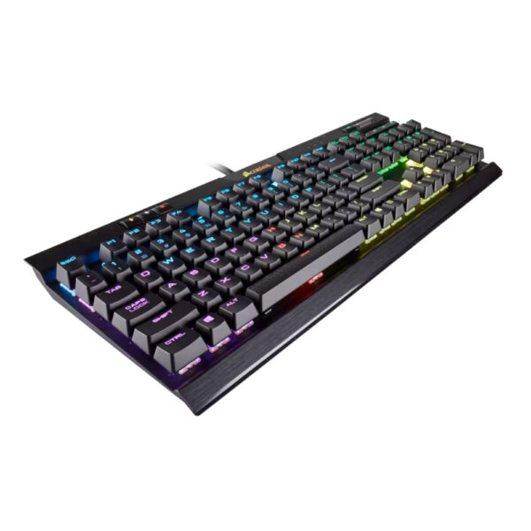 Corsair Teclado Mecánico Gamer K70 RGB MK.2 Mechanical Gaming Keyboard — CHERRY® MX Red (SP)