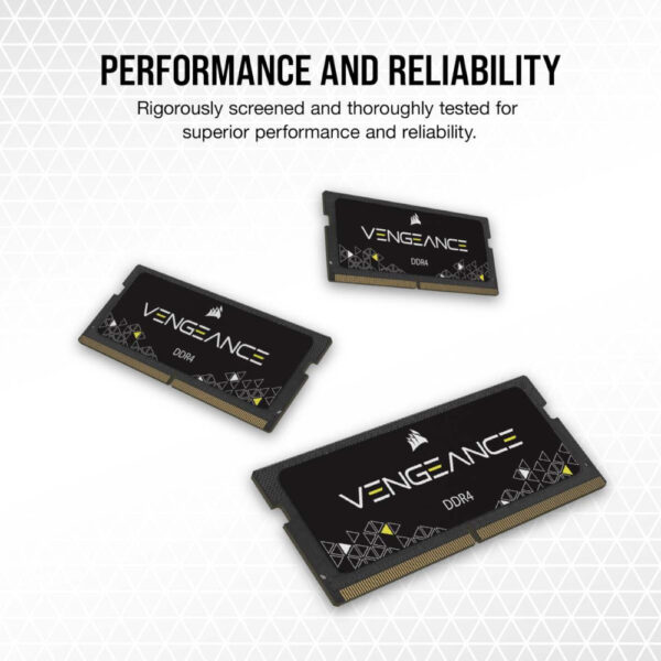Corsair Memoria RAM Notebook KIT VENGEANCE Series 32GB (2×16 GB) DDR4 SODIMM 3200 MHz CL22