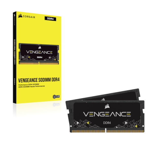 Corsair Memoria RAM Notebook KIT VENGEANCE Series 32GB (2×16 GB) DDR4 SODIMM 3200 MHz CL22