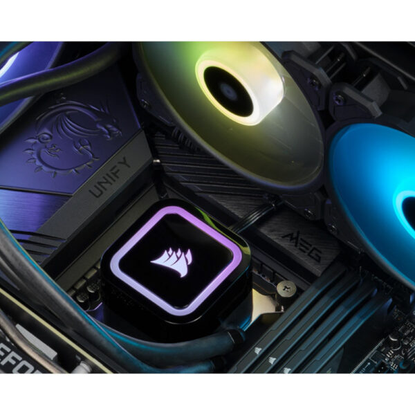 Corsair Water Cooling CPU Hydro Series H100x ICUE RGB ELITE Liquid CPU Cooler - Imagen 8