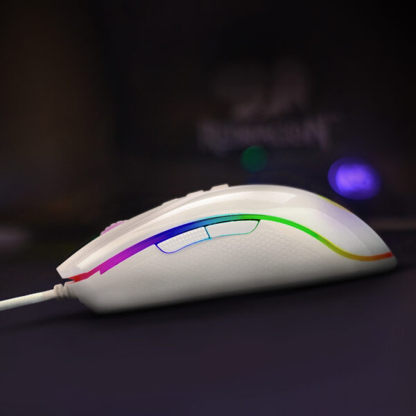 Redragon Mouse Gamer COBRA M711W WHITE RGB USB