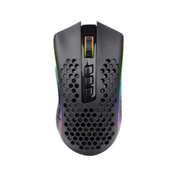 Redragon Mouse Gamer Storm PRO RGB Wireless y Cable BLACK M808-KS