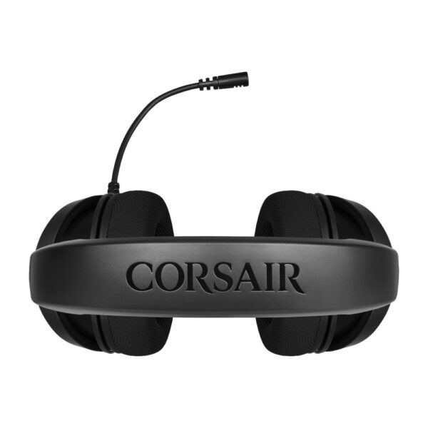 Corsair Audífonos Gamer HEADSET HS35 STEREO BLACK CARBON Multiplataforma PC / MAC / XBOX ONE / XBOX Serie X / PS5 / PS4 / SWITCH