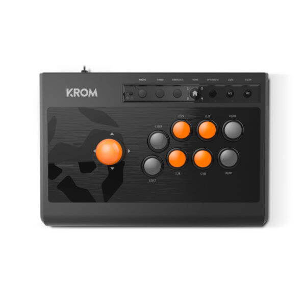 KROM Joystick Arcade FIGHTING STICK mecánico 8 botones PC/PS3/PS4/XBOX ONE