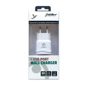 Fiddler Cargador Smartphone 1 USB PORT 2.0 Wall Charger FD-C0044 Fast Charger (Carga Rápida)