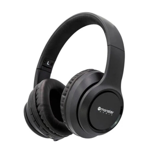 Monster Audífonos Bluetooth MX735 BLACK OVER-EAR