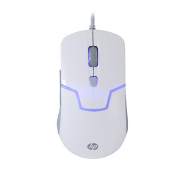 HP Mouse Gamer M100S White USB DPI Ajustable 4 Botones