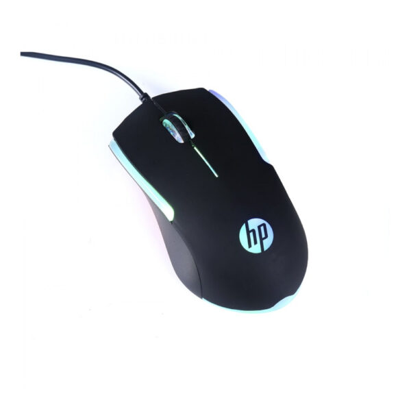 HP Mouse Gamer M160 RGB 3 Botones Sensor Óptico 1000 DPI