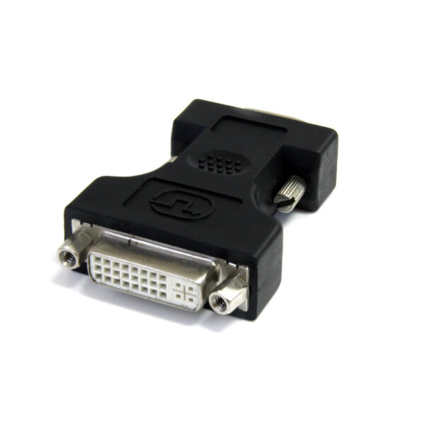 Startech Adaptador Conversor DVI-I a VGA – DVI-I Hembra – HD15 Macho – Negro DVIVGAFMBK