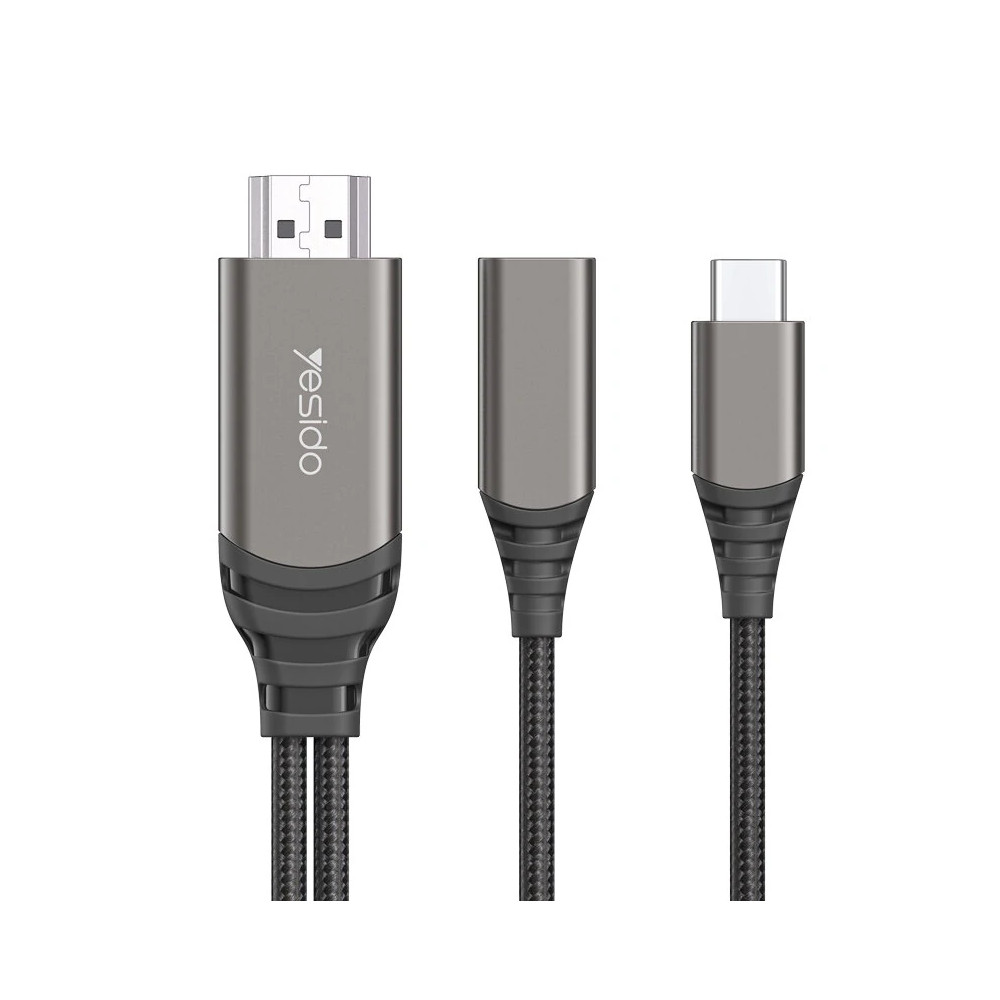 Yesido Cable Adaptador USB-C To-HDMI PD 3.0 Output 60W Compatible con  Nintendo Switch - ETCHILE