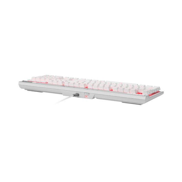 Corsair Teclado Mecánico-Óptico  Gamer K70 PRO RGB Optical-Mechanical Gaming Keyboard with PBT DOUBLE SHOT PRO Keycaps (ENG) WHITE