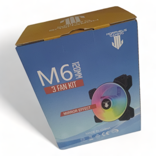 Morpheus Gaming Kit Ventiladores 120mm M6 2 Fans ARGB Hub y Control remoto
