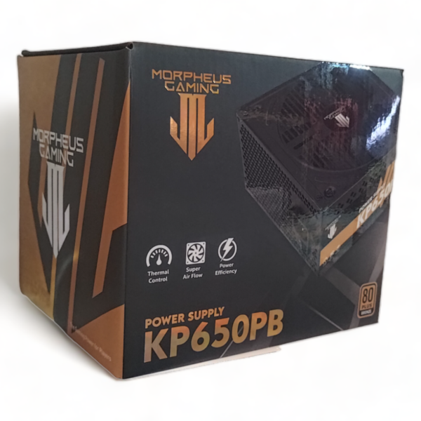 Morpheus Gaming PSU Fuente de Poder KP650PB Power Supply 650W 80 Plus Bronze