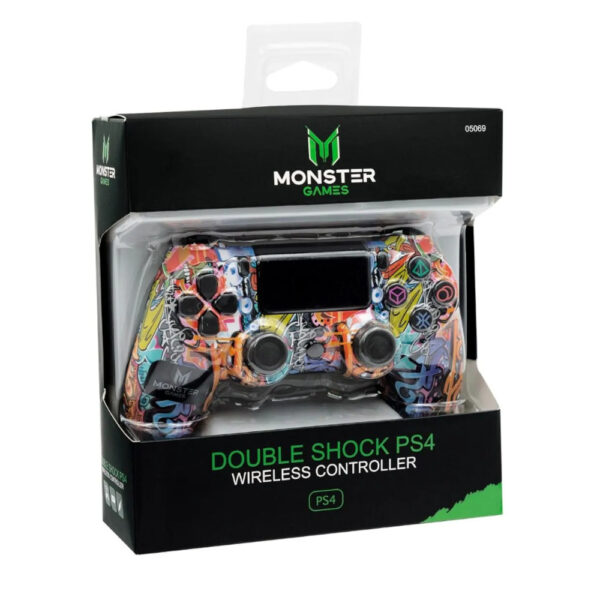 Monster Control Playstation 4 Inalámbrico Double Shock Bluetooth STROKE