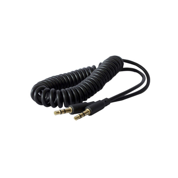 ULTRA Cable Espiral PLUG 3.5 Stereo A 3.5 Stereo 0.7 mts