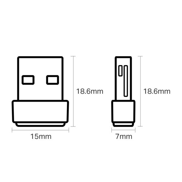 TP-LINK Adaptador USB WiFi Archer T2U NANO AC600 USB/WIFI