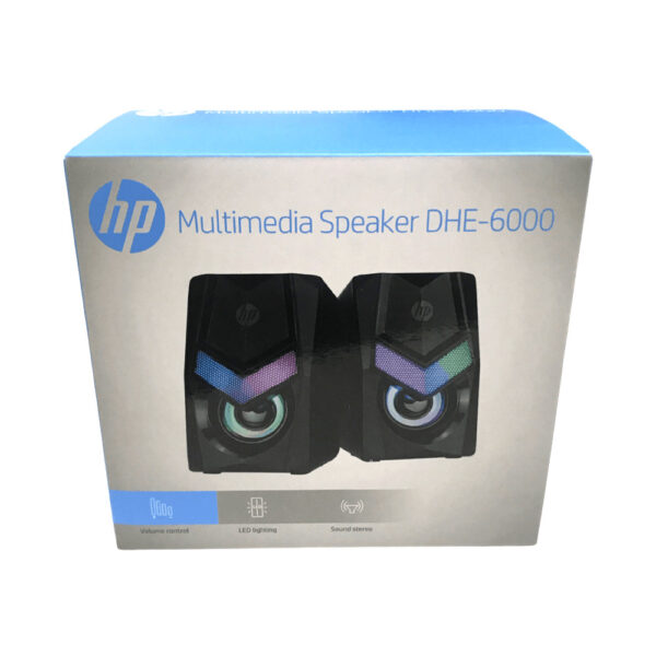 HP Parlante USB HP Multimedia con Iluminación RGB DHE-6000