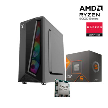 PC Gamer Ryzen 5 8500G Radeon 740M 16GB RAM DDR5 500GB M2 650W PSU W10 PRO