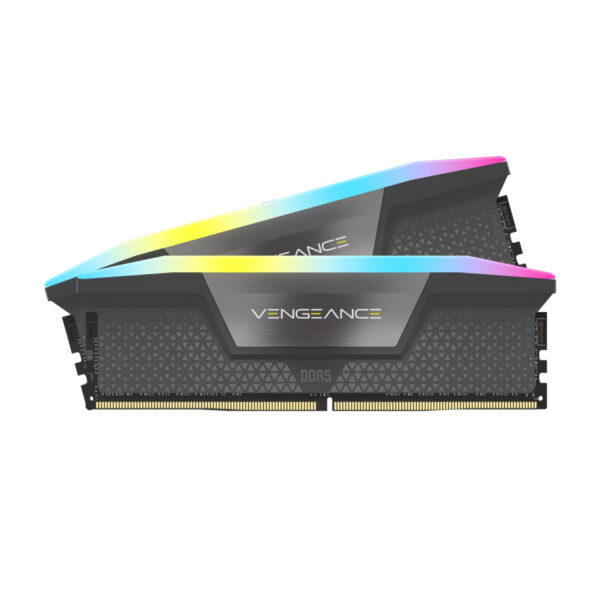 Corsair Kit De Memoria RAM VENGEANCE® RGB 32GB (2x16GB) DDR5 DRAM 6200MT/s CL36 — Negra [CMH32GX5M2