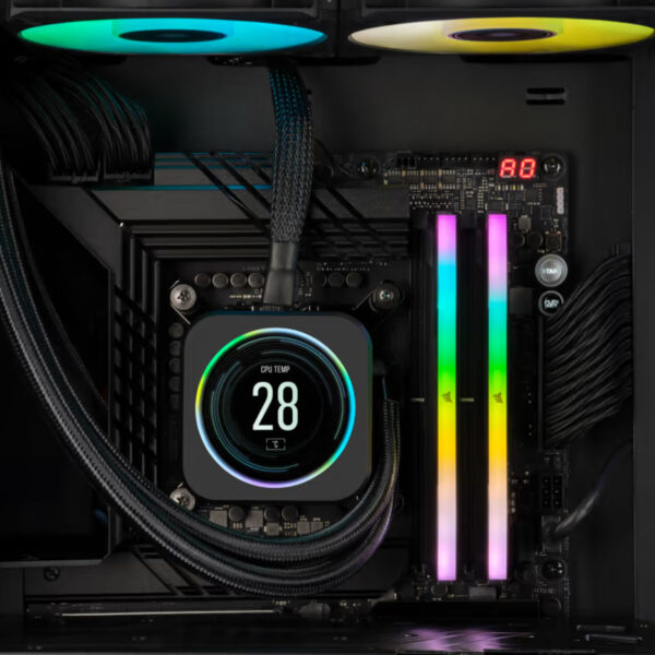 Corsair Kit De Memoria RAM VENGEANCE® RGB 32GB (2x16GB) DDR5 DRAM 6200MT/s CL36 — Negra [CMH32GX5M2 - Imagen 6