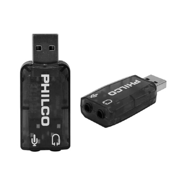 PHILCO Adaptador USB Tarjeta de Sonido SOUND CARD - Imagen 3
