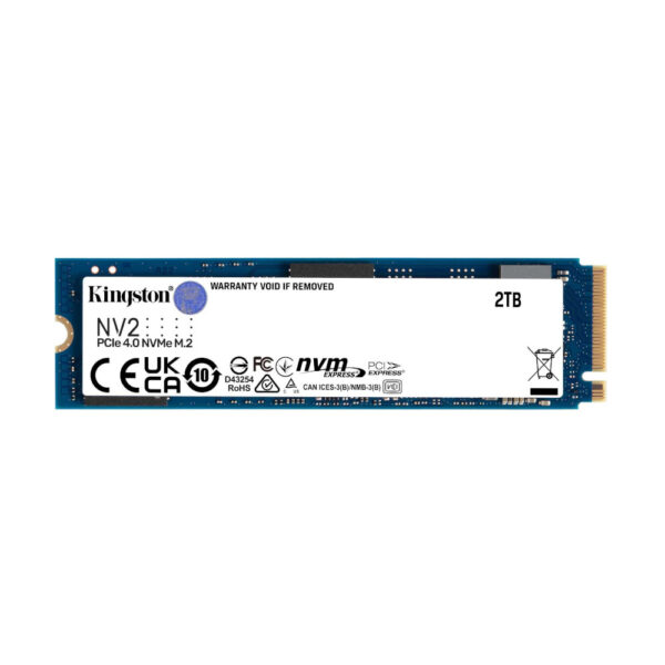 Kingston Unidad de Estado Sólido M2 NVME NV2 PCIe 4.0 2TB 3500MBs SNV2S