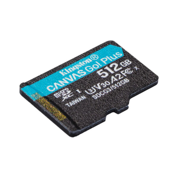 Kingston Tarjeta de Memoria MicroSD Card CANVAS GO! PLUS 512GB 170MB/s 4K ULTRA HD - Imagen 4