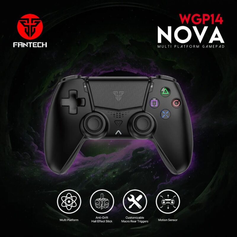 Fantech Control Gamepad Inalámbrico WGP14 BK NOVA Black Edition - ETCHILE