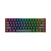 Redragon Teclado Mecánico Gamer DRAGONBORN K630-RGB 60 BLACK Switch Red SP Español