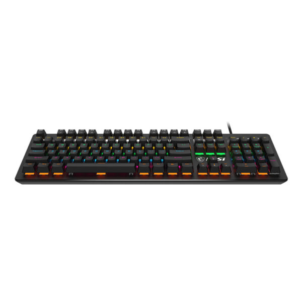 MSI Teclado Gamer Mécanico FORGE GK300 Blue Switches Anti-ghosting RGB LED Inglés/ENG - Imagen 4