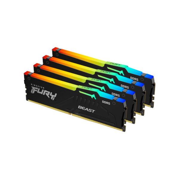 Kingston Memoria RAM Fury BEAST RGB 32GB DDR5 5600 MT/s CL 40-40-40 XMP - Imagen 3