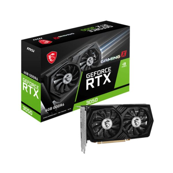 MSI Tarjeta de Video GPU NVIDIA GEFORCE RTX 3050 Gaming X 6GB DDR6