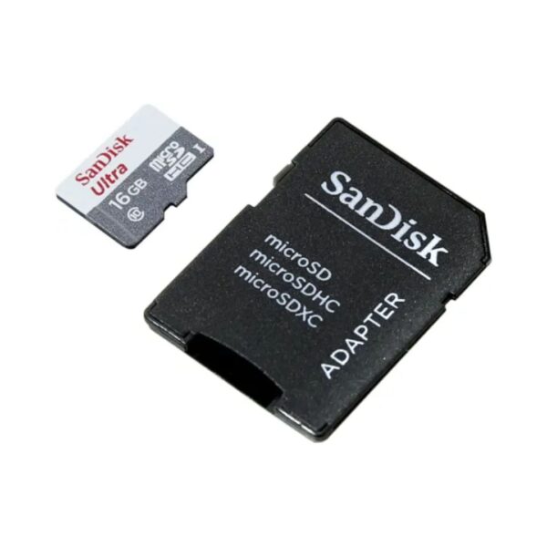 SanDisk Memoria Micro SD ULTRA UHS-I 16GB 80 MBs con adaptador SD - Imagen 3