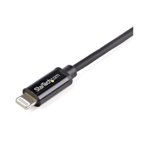 StarTech Cable USB a Lightning 1mts iPhone/iPad/iPod Negro - Imagen 4