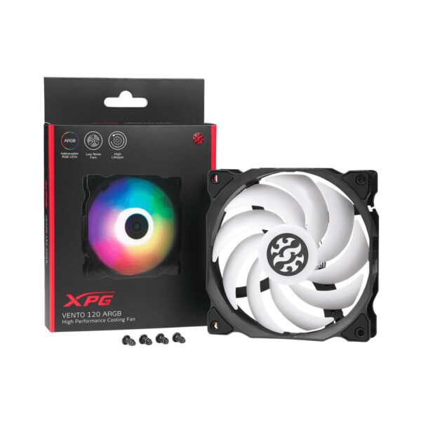 XPG Ventilador VENTO 120 ARGB PWM Black