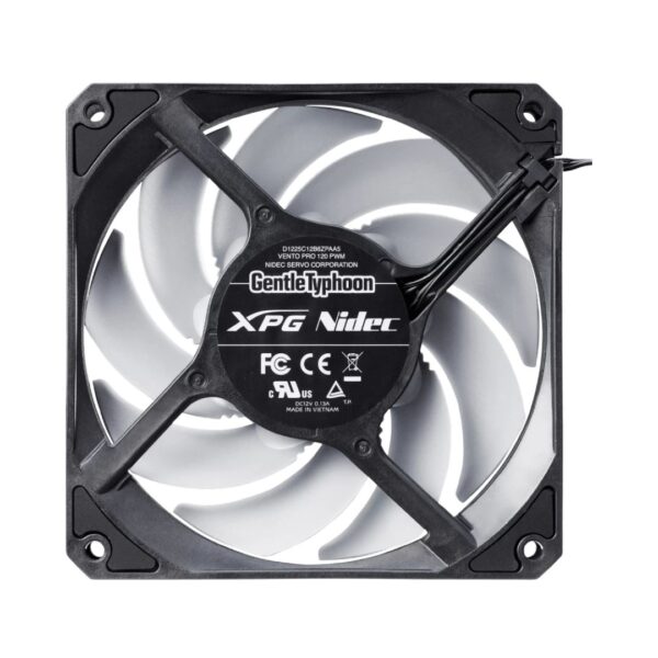 XPG Ventilador VENTO 120 ARGB PWM Black - Imagen 4